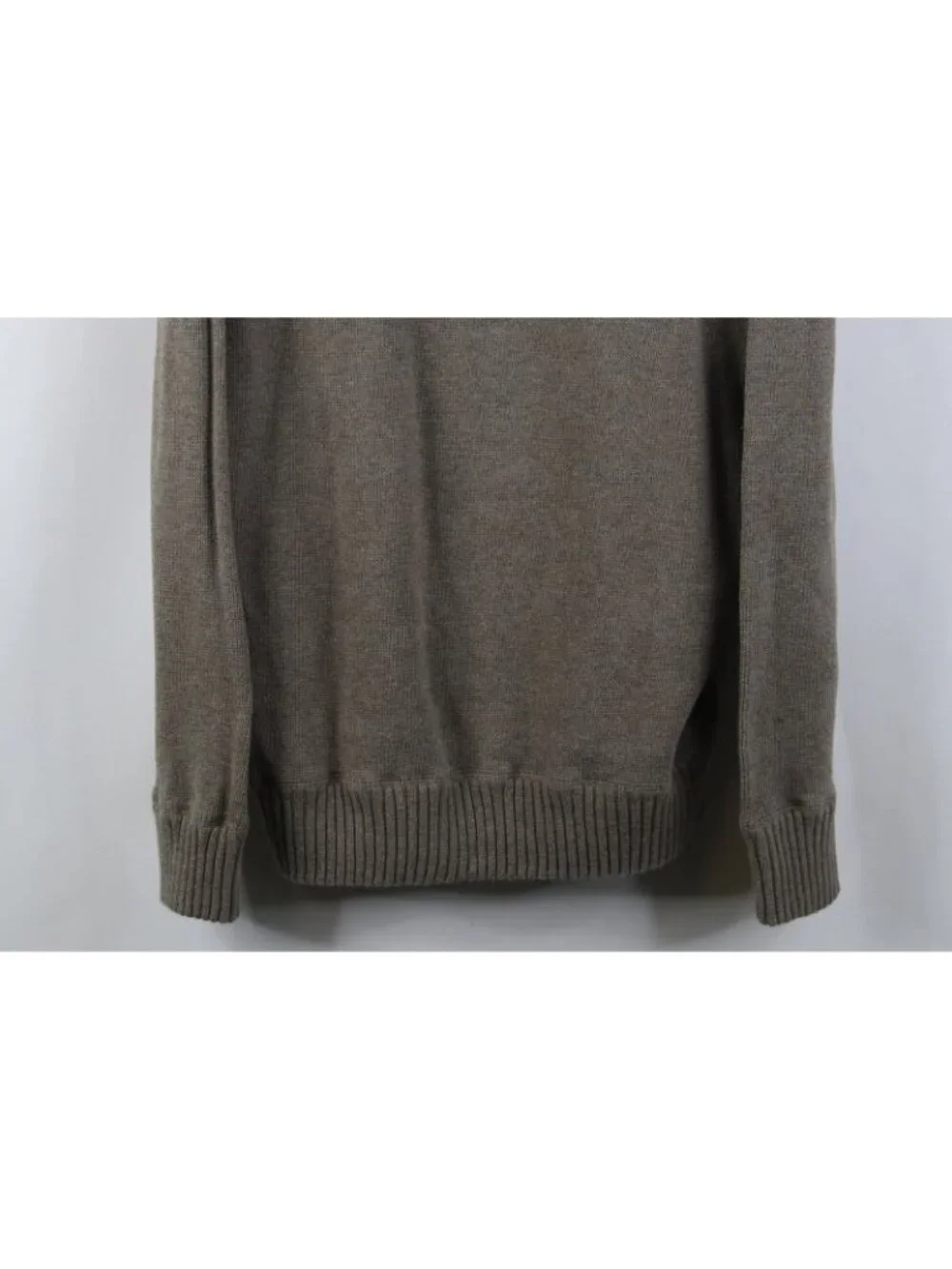 Vintage Y2K Eddie Bauer Mens Large Faded Blank Cotton Knit Crewneck Sweater - Picture 3 of 9